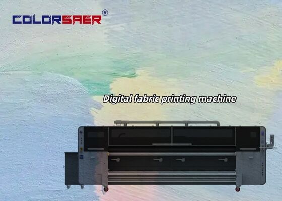 SAER Color 4 y 8 pcs I3200A1 Cabeza de impresión 3.2m Todo en uno Publicidad Alta máquina de impresión de bandera digital de inyección de tinta