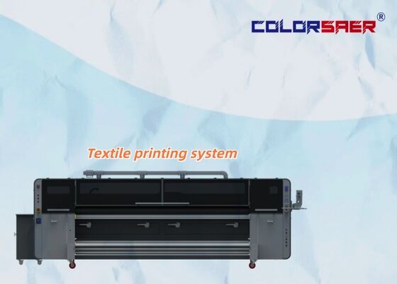 Industrial Digital Printer with I3200 Print Heads 3300mm Max Materials Width and Dual CMYK Color for Textile Printing