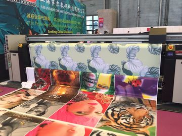 Máquina de la sublimación de la impresora de la bandera de la materia textil del formato grande con la cabeza tres