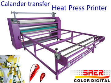 CE rotatorio de la impresora de la prensa del calor de la materia textil de la máquina industrial del calendario