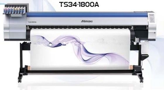 La máquina de materia textil de Mimaki TS34-1800 Digitaces para rueda para arriba la impresión de la tela, impresora de la bandera