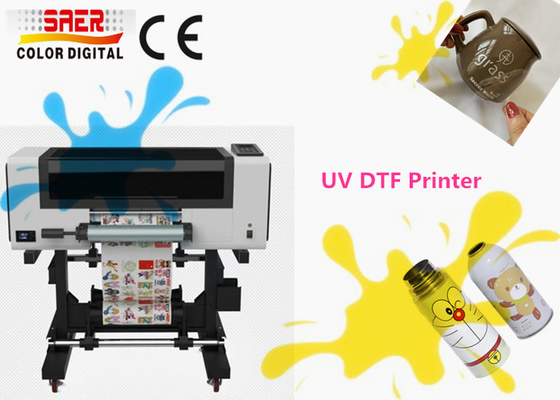 UV DTF Printer With Varnish Color For Phone Case / Gifts / Photo / Ball / Metal / Plastic / Leather / Cup Printing