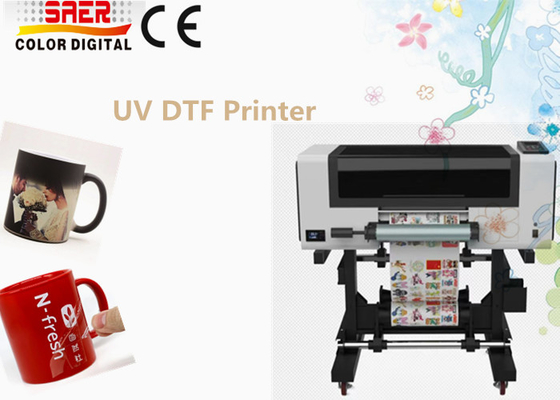 UV DTF Printer With Varnish Color For Phone Case / Gifts / Photo / Ball / Metal / Plastic / Leather / Cup Printing