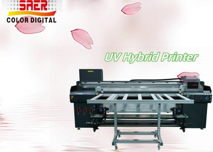 Large Format UV Printer Machine Manufacturer Led UV Hybrid Printer Roll To Roll Flatbed Printer For Rigid & Flexible Material