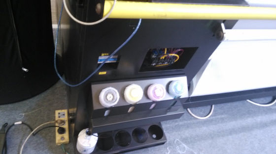 Impresora doble de la tela de Digitaces de la cabeza de impresión DX7 para la fabricación de la bandera