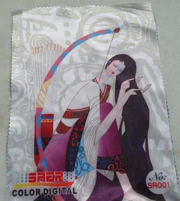 Tela revestida de la impresión de Digitaces del poliéster del 100% para la fabricación del mantel