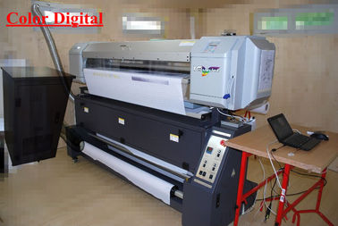 Rollo de la impresora de chorro de tinta de la impresora de la sublimación de Mutoh de la materia textil del poliéster para rodar color dual de CMYK