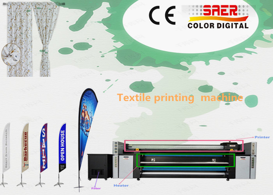 Tela de la impresora de la sublimación de la cabeza de Epson/impresora de sublimación de tinte de materia textil
