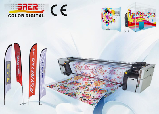 Impresora de sublimación digital de 2100 mm para tela de algodón de bandera