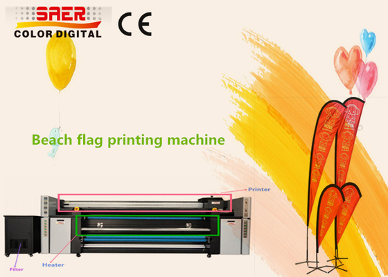 Impresora dual de la bandera de Custom Full Color Digital de la impresora de la sublimación de CMYK