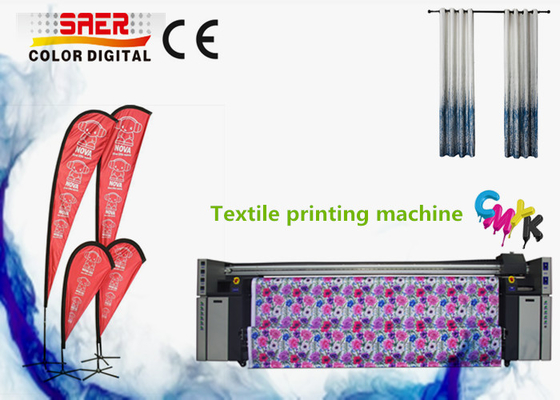 Impresora del tejido de poliester de la bandera de la bandera de SAER CSR2200/directamente impresora de la materia textil