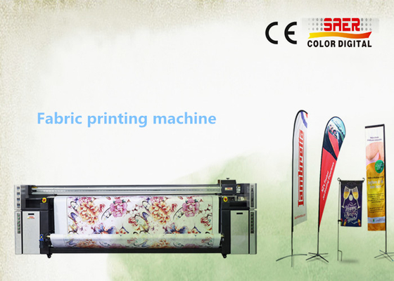 Impresora textil digital de inyección de tinta para interiores y exteriores
