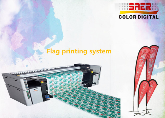 Máquina de impresión textil digital de gran formato con doble CMYK