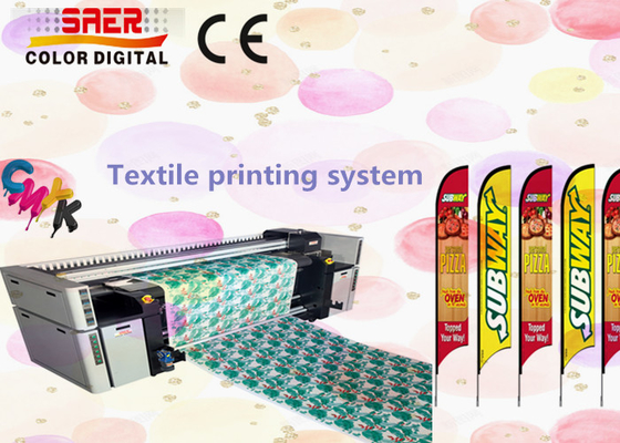 Máquina de impresión textil de gran formato de 3,2 m grado automático