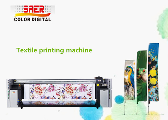 Máquina de impresión textil digital Impresora de sublimación de colorantes de inyección de tinta de tejido de poliéster