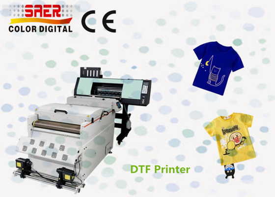 Impresora digital de camisetas de inyección de tinta de 60 cm con transferencia de calor Impresora DTF de película PET