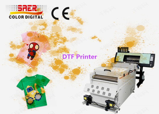 Impresora digital de camisetas de inyección de tinta de 60 cm con transferencia de calor Impresora DTF de película PET