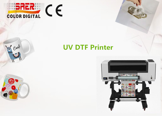 Impresora de etiquetas UV DTF de 30 cm / A3 Impresora de etiquetas UV DTF AB Impresora de tinta UV de película