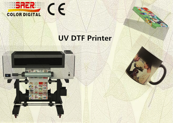 Impresora de etiquetas UV DTF de 30 cm / A3 Impresora de etiquetas UV DTF AB Impresora de tinta UV de película