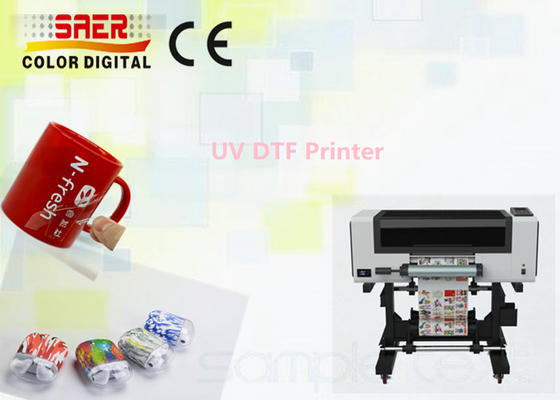A3 tamaño Impresora DTF UV Máquina de impresión de logotipo digital para caja de teléfono de vidrio de metal