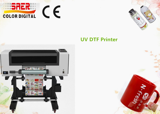 Impresora DTF UV de 30 cm con laminador 2 en 1 Impresora de logotipo de cristal DTF UV de rodillo a rodillo