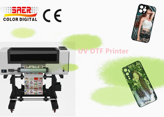Impresora DTF UV A3 con barniz, funda para teléfono, vidrio, botella de cilindro Impresora de tarjetas de identificación Impresora de pegatinas UV