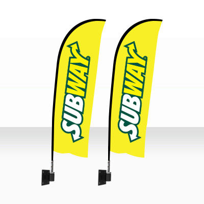 El blanco el 100% cubrió la tela de la impresión de Digitaces del poliéster para la fabricación de la bandera/de la bandera de la bandera