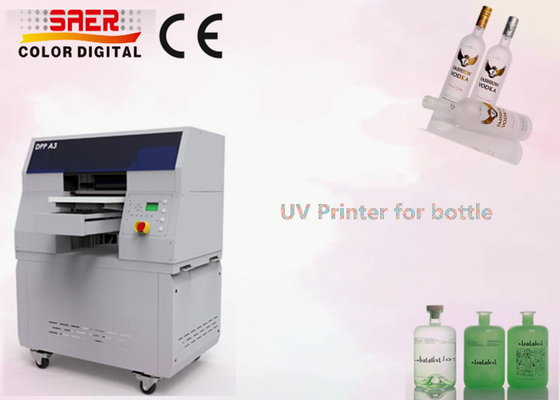 Máquina de impresión de cilindros UV para botellas Impresoras digitales de inyección de tinta con cabeza de impresión de alta resolución