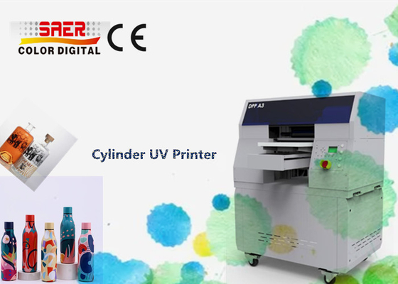 Impresora UV automática SAER de cilindro de fábrica / Impresora rotativa UV 360