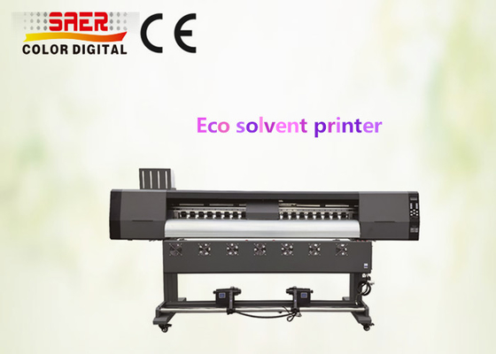 Impresora de inyección de tinta multicolor con solvente ecológico