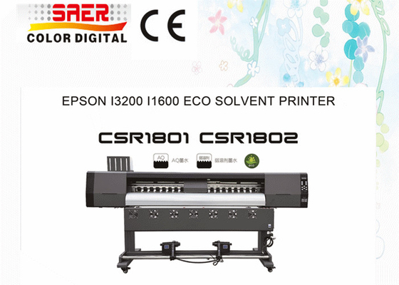 Impresión digital Impresora de plástico plástico de vinilo / plástico plástico flexible Impresora ecológica de solventes para exteriores
