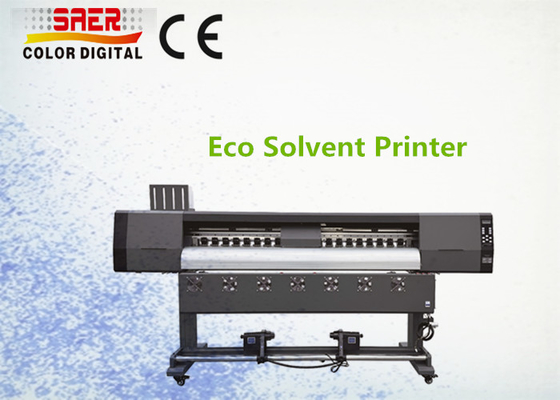 Impresión digital Impresora de plástico plástico de vinilo / plástico plástico flexible Impresora ecológica de solventes para exteriores