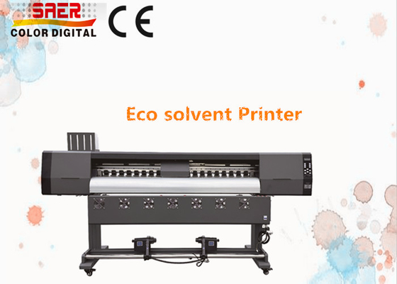 Impresora profesional de solventes ecológicos para publicidad de etiquetas de vinilo