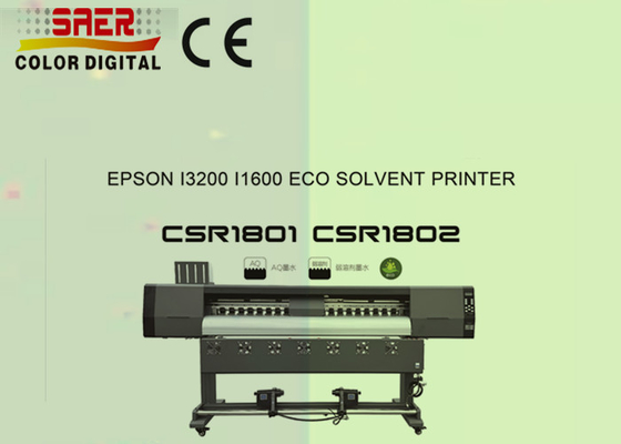 Impresora de solventes ecológicos con máquina de impresión de banderas de vinilo de alta resolución