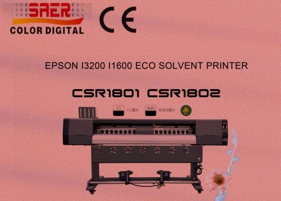 China Plotter Large Format Poster Canvas Vinyl Auto Sticker Impresora de solvente ecológico