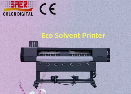 China Plotter Large Format Poster Canvas Vinyl Auto Sticker Impresora de solvente ecológico