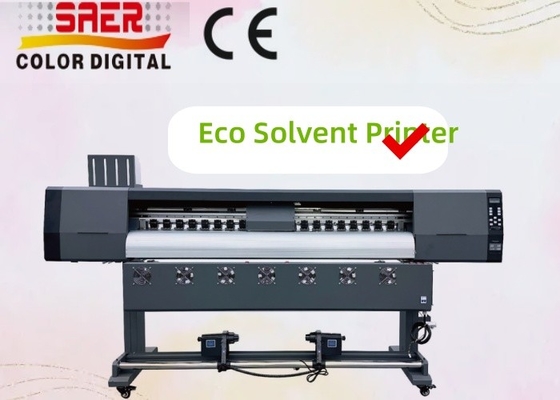 Banner Plotter Impresora de solvente ecológico de gran formato para impresión de papel tapiz Hojas de PVC pegatinas para automóviles Hojas de luz