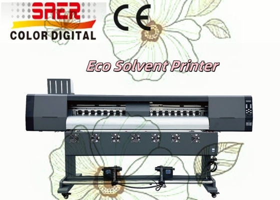 Máquina de impresión de pegatinas de vinilo Eco Solvent Plotter y etiqueta digital de inyección de tinta Eco Solvent Printer