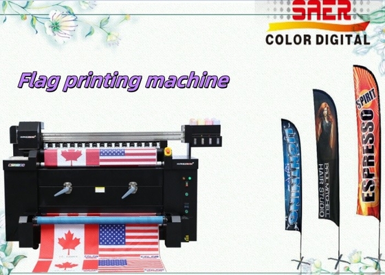 Máquina de impresión textil digital Impresora de telas de poliéster con bandera Impresora de sublimación de colorantes a chorro de tinta