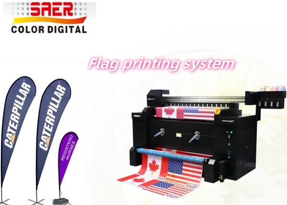 Máquina de impresión textil digital Impresora de tejidos de nylon, inyección de tinta, sublimación de tintes, impresora de banderas, poliéster