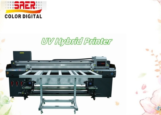 Epson i3200 Impresora híbrida de rayos UV de rodillo y impresora UV de cama plana