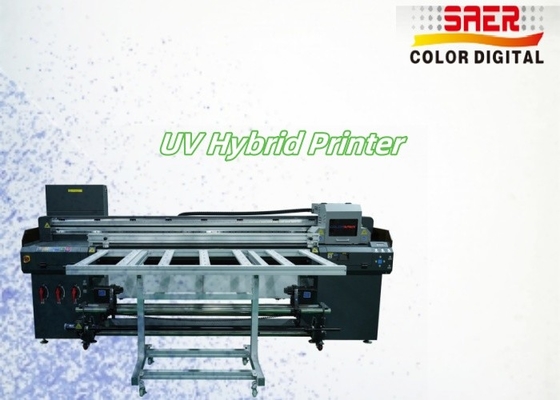 Epson i3200 Impresora híbrida de rayos UV de rodillo y impresora UV de cama plana