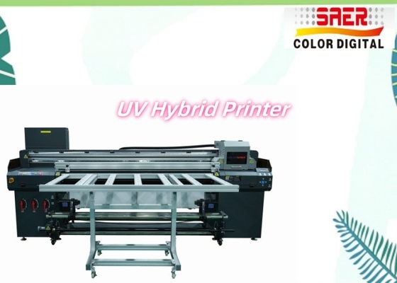 Impresora UV híbrida de alta precisión y alta velocidad y máquina de impresión UV con cinta de transmisión