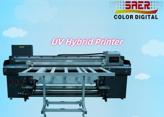 Impresora UV híbrida de alta precisión y alta velocidad y máquina de impresión UV con cinta de transmisión