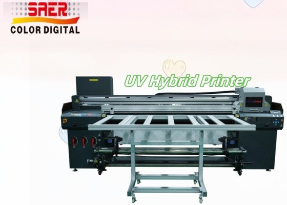 Impresora híbrida UV de rodillo a rodillo y de cama plana para interiores y exteriores