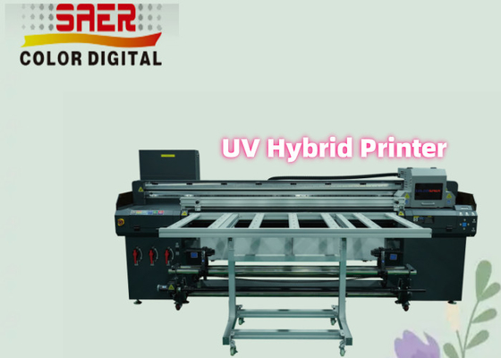 Impresora híbrida UV 2 en 1 para cerámica / vidrio / madera
