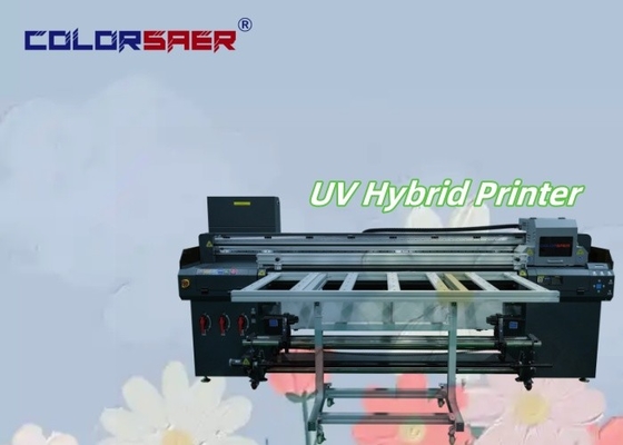 1Impresora híbrida UV para diferentes materiales.