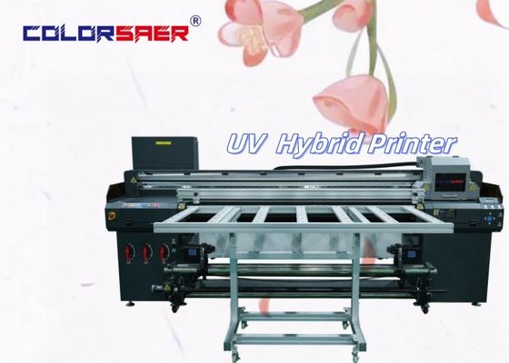 Impresora de inyección de tinta híbrida de 1.8m UV para máquinas de taller