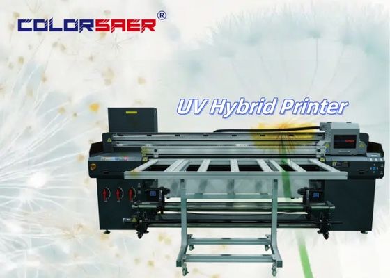 Impresora de inyección de tinta híbrida de 1.8m UV para máquinas de taller