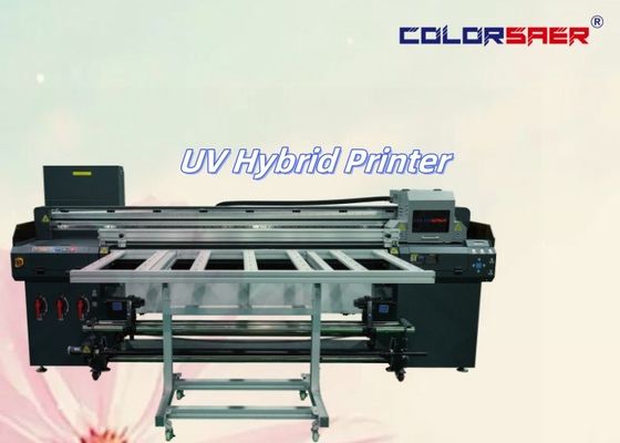 Impresora híbrida UV de 6 pies con trazador UV